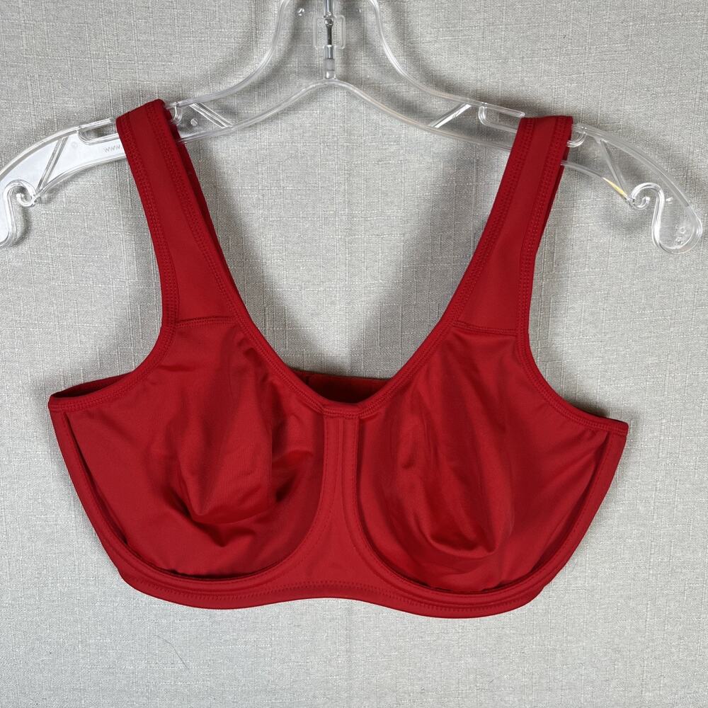 Wacoal Simone Sport Underwire Bra 855170 Red High Impact 36DD Full Coverage